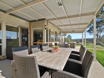 Renting out with online payment: Enormous Pergola Area with Lounge and Dining Settings