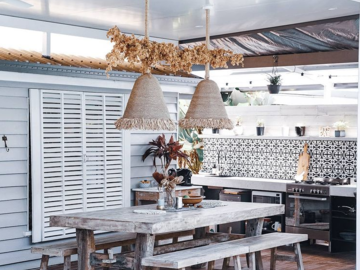 Renting out with online payment: Outdoor Dining Area with Custom Made Long Table