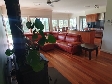 Renting out with online payment: Living Area That Looks Out to a Bush Scenery