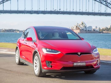 Renting out with online payment: Tesla Model X